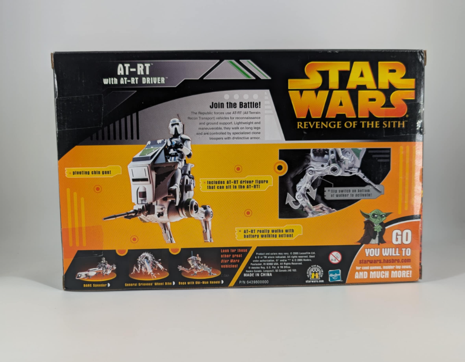 Star Wars Revenge of the Sith AT-RT with AT-RT Driver