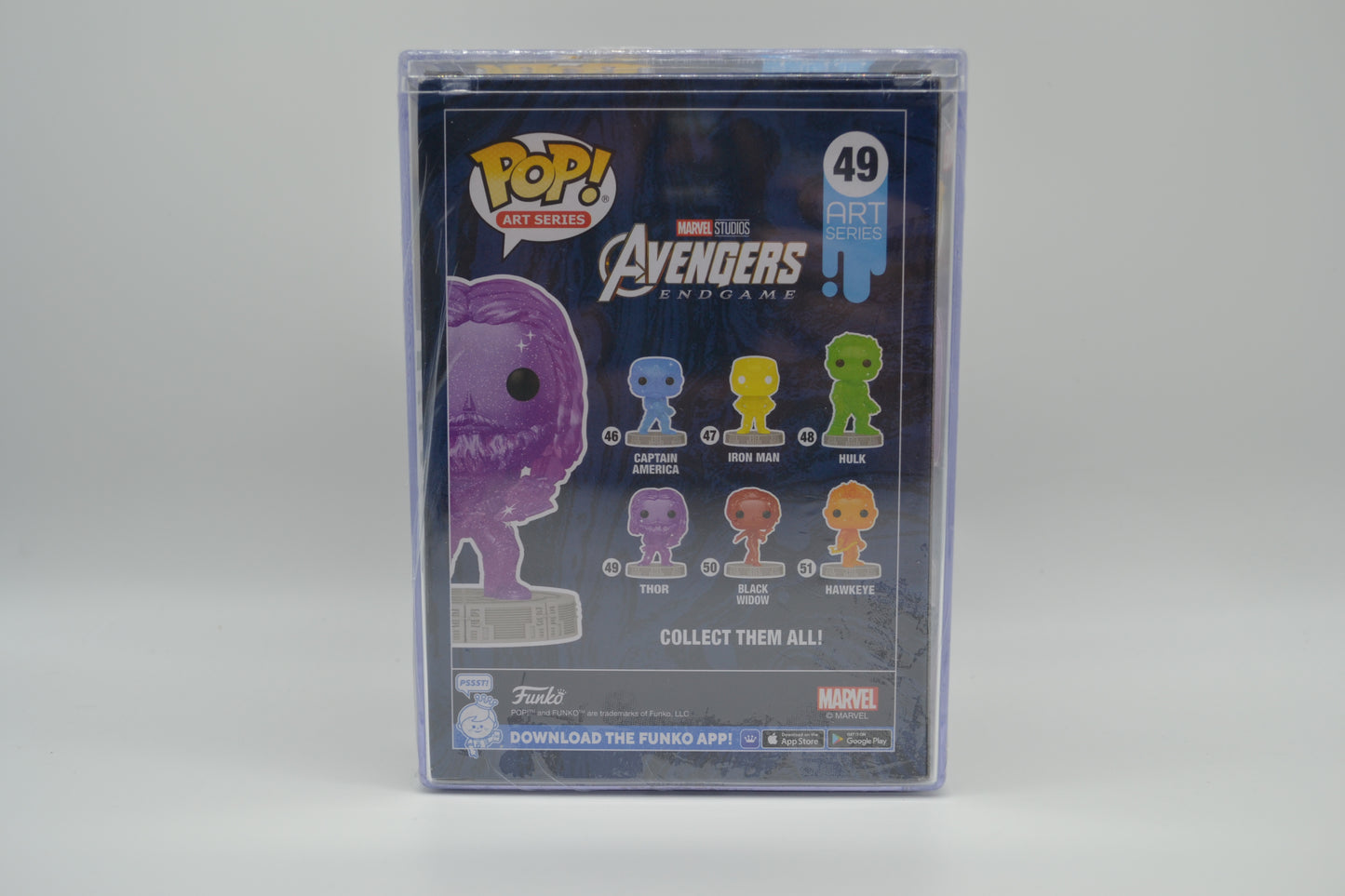 Avengers 4: Endgame - Thor Purple Infinity Stone Artist Series Pop! Vinyl Figure with Pop! Protector