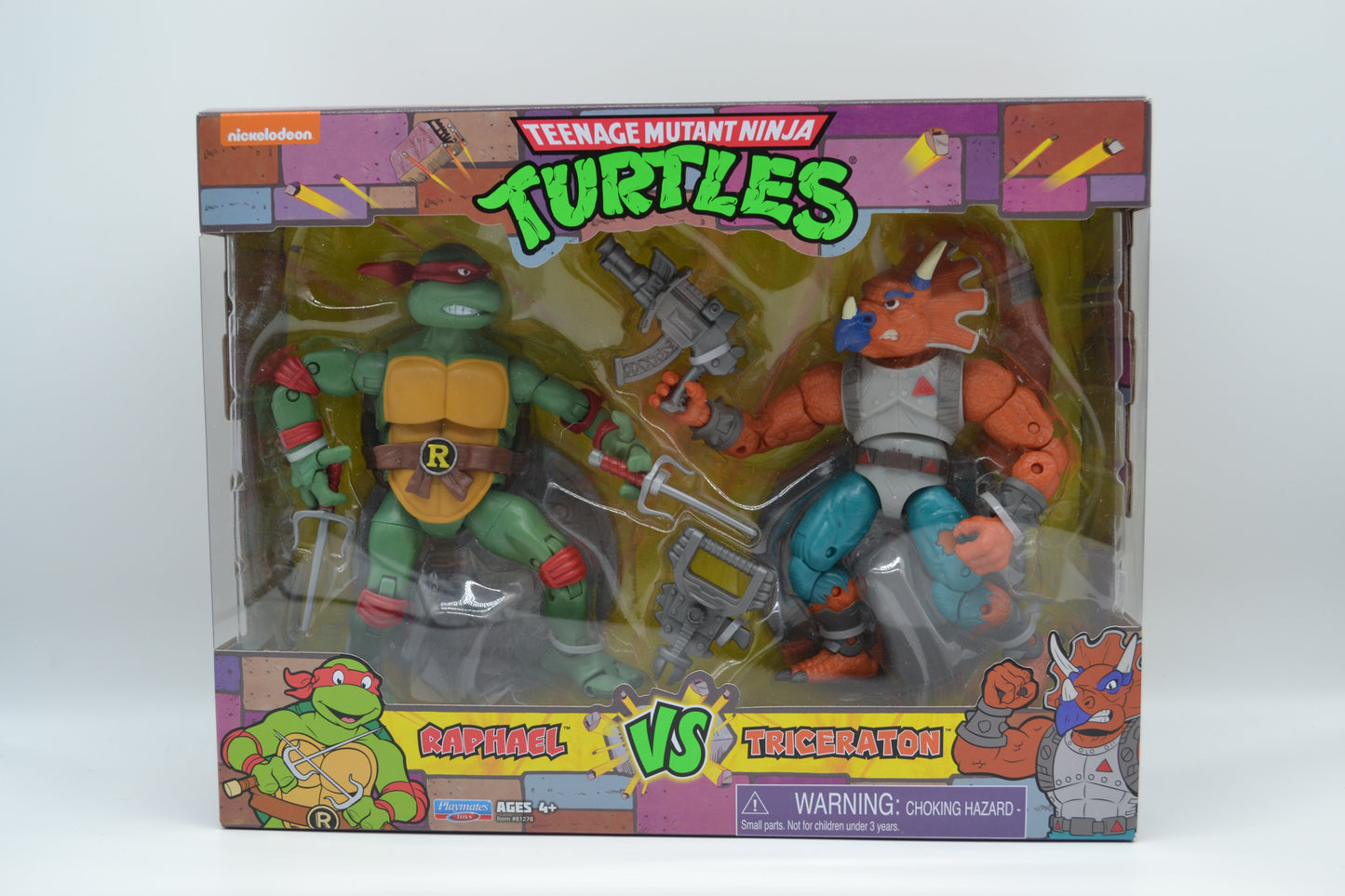 TMNT Classic Raphael vs Triceraton