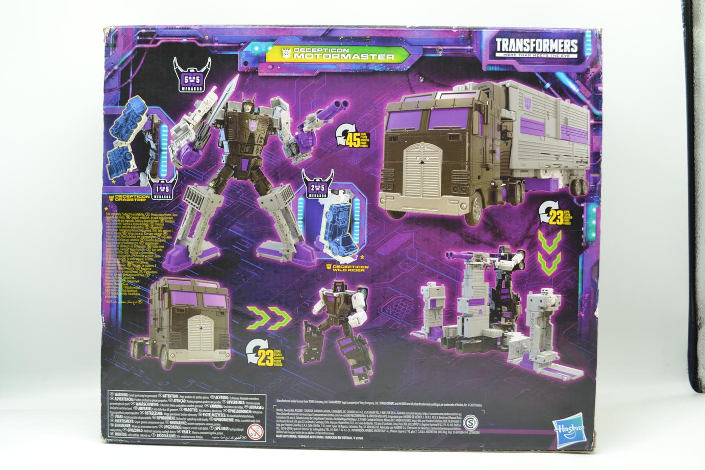 Transformers Toys Generations Legacy Series Commander Decepticon Motormaster Combiner Action Figure