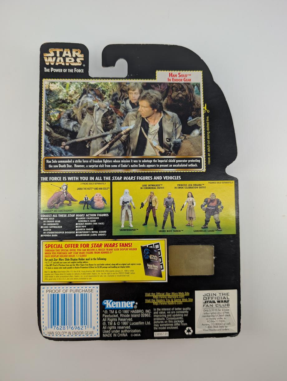 1997 Kenner Star Wars Power of the Force Han Solo
