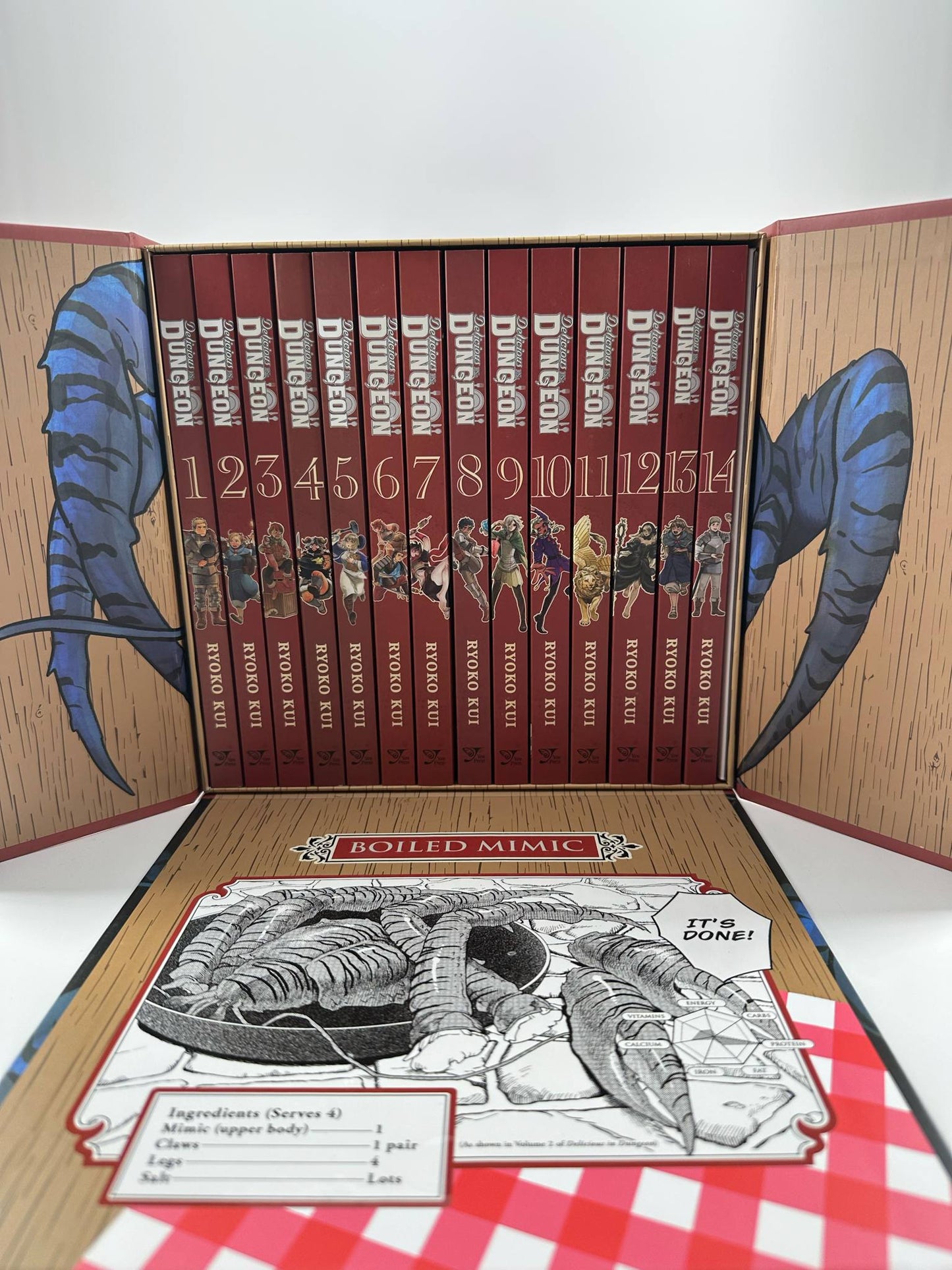 Delicious in Dungeon Full box set 1-14 with poster