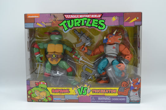 TMNT Classic Raphael vs Triceraton