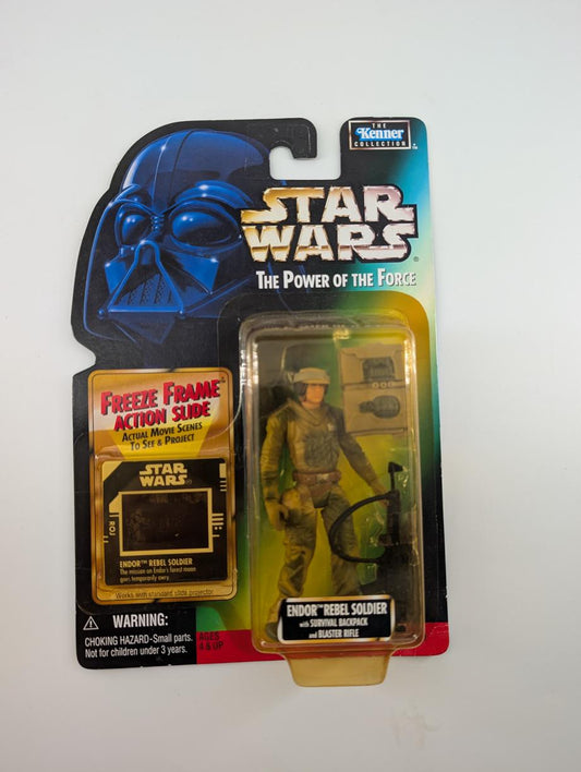1997 Kenner Star Wars Power of the Force Endor Rebel Soldier